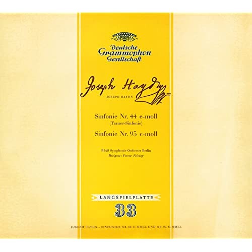 Haydn: Symphonies No. 44, No. 95, No. 98