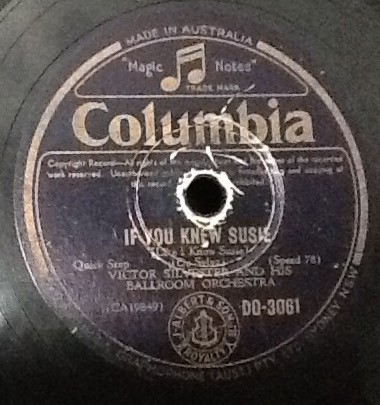 If You Knew Susie / My Honey's Lovin Arms