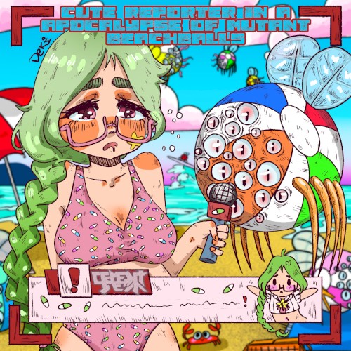 Cute Reporter In A Apocalypse Of Mutant Beachballs