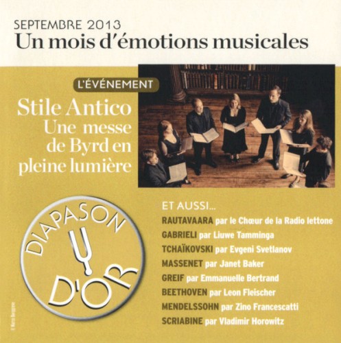 Les Diapason d'or : Septembre 2013