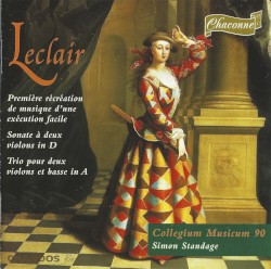 Première récréation de musique d'une exécution facile / Sonate à deux violons in D / Trio pour deux violons et basse in A
