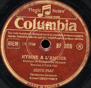 Hymne à l’amour / La P’tite Marie