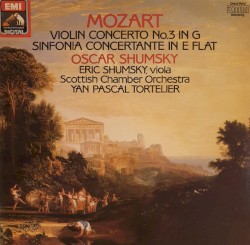 Violin Concerto no. 3 in G major, K.216 / Sinfonia Concertante in E-flat, K.364
