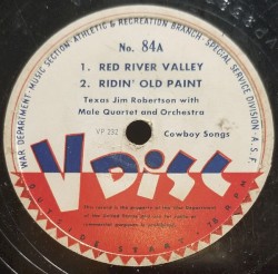 Red River Valley / Ridin’ Old Paint / In Texas for the Round‐Up in the Spring