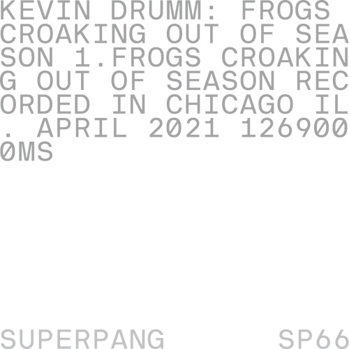 Frogs Croaking Out of Season