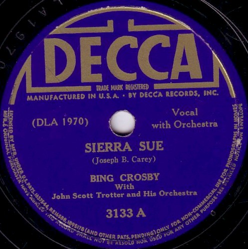 Sierra Sue / Marchéta (A Love Song of Old Mexico)