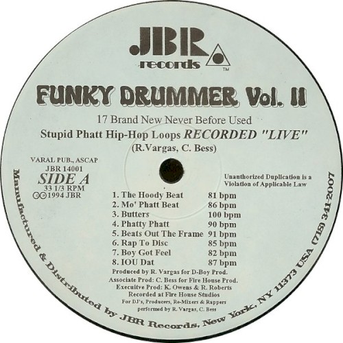 Ralph Vargas & Carlos Bess – Funky Drummer Vol. II