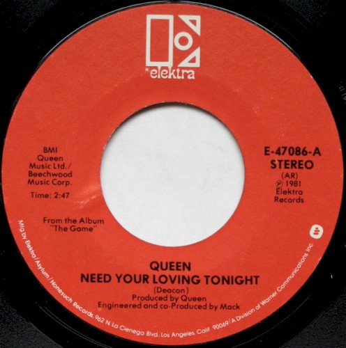 Need Your Loving Tonight