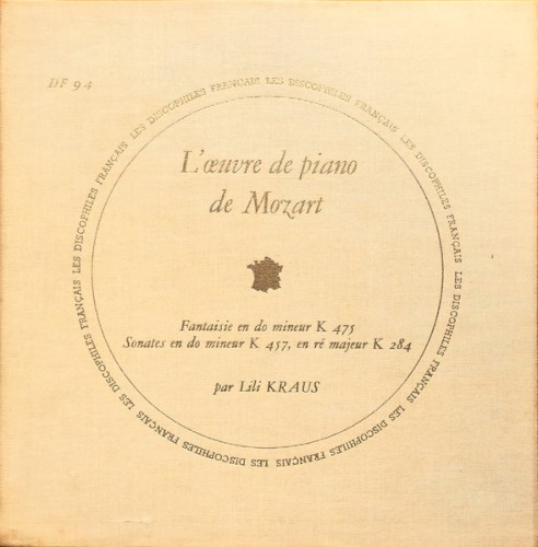 L'Œuvre de piano de Mozart (Fantaisie en do mineur K 475 / Sonates en do mineur K 457, en ré majeur K 284)