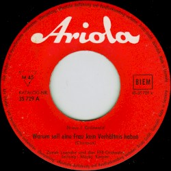Warum soll eine Frau kein Verhältnis haben / Merci, mon ami