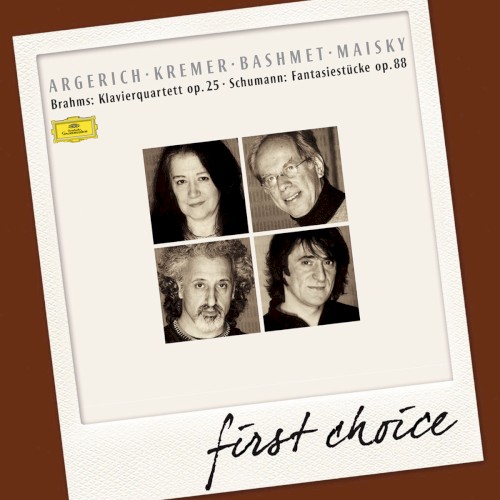 Brahms: Klavierquartett, op. 25 / Schumann: Fantasiestücke, op. 88