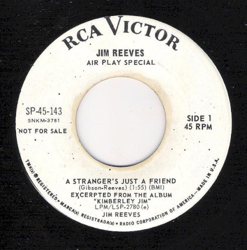 A Stranger’s Just a Friend / Roving Gambler