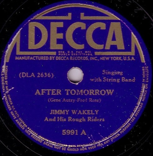After Tomorrow / Gone and Left Me Blues