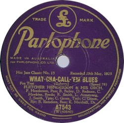 What-Cha-Call-'em Blues / High Society