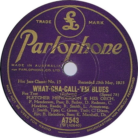 What-Cha-Call-'em Blues / High Society