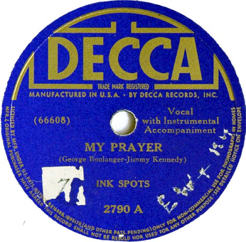 My Prayer / Give Her My Love