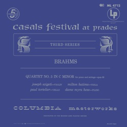 Piano Quartet No. 3, Op. 60 & Piano Trio No. 2, Op. 87