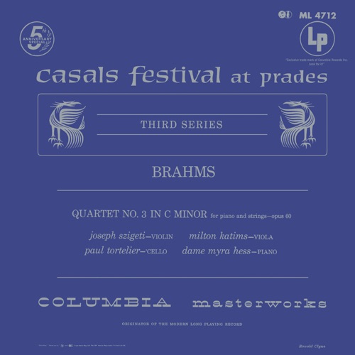 Piano Quartet No. 3, Op. 60 & Piano Trio No. 2, Op. 87