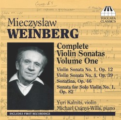 Complete Violin Sonatas, Volume One