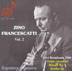 Zino Francescatti: Vol. 2: Beethoven / Mozart: Violin Concertos / Ravel: Tzigane