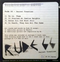 Secret Treaties LP/CD
