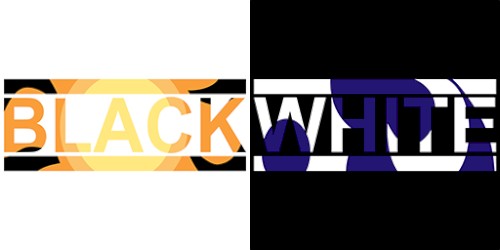 Black and White