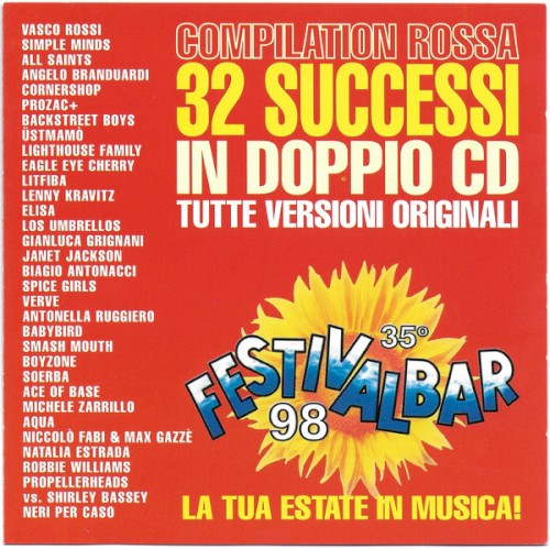35º Festivalbar 98: Compilation rossa