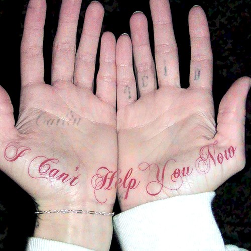 I Can’t Help You Now