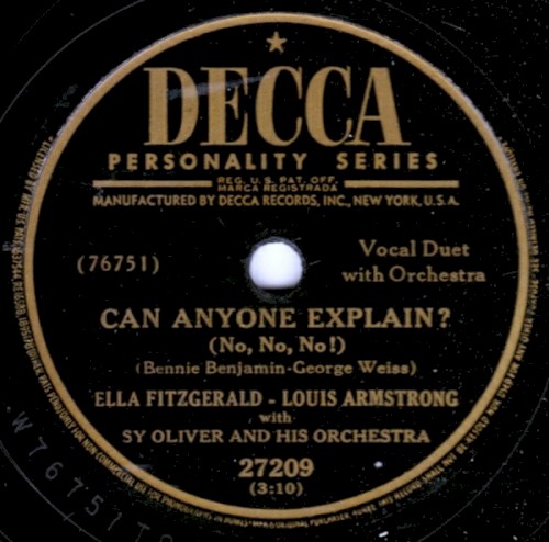 Can Anyone Explain? (No, No, No!) / Dream a Little Dream of Me