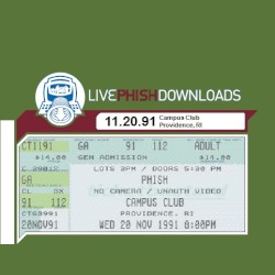 1991-11-20: Campus Club, Providence, RI, USA