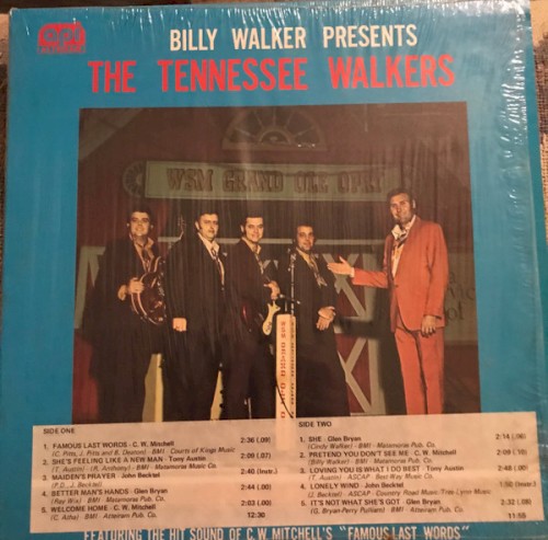 Billy Walker Presents The Tennessee Walkers