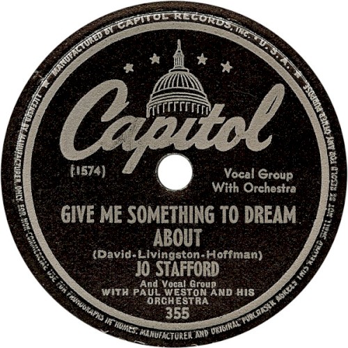 Give Me Something To Dream About / That's Where I Came In