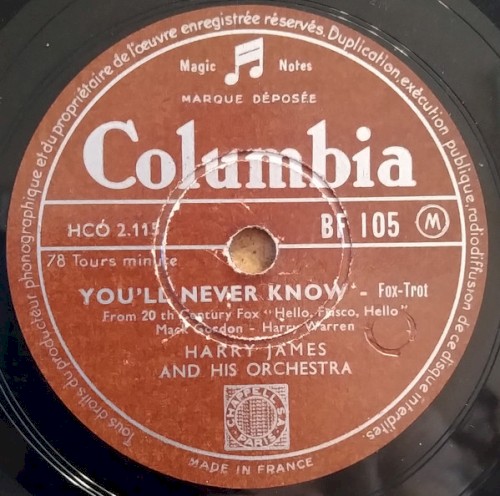 You'll Never Know / Jalousie
