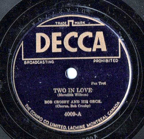 Two in Love / A Sinner Kissed an Angel