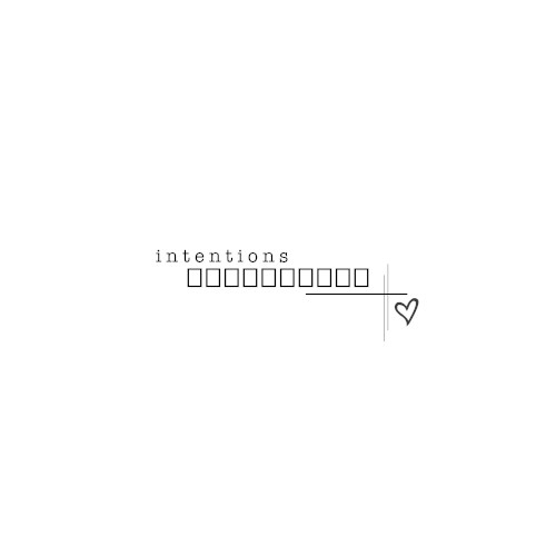 Intentions