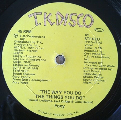 The Way You Do the Things You Do