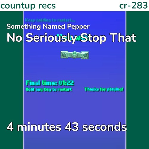 No Seriously Stop That