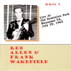 Live at Old Dominion Park, Manassas VA, July 29, 1962
