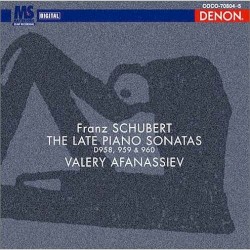 The Late Piano Sonatas D985, 959 & 960