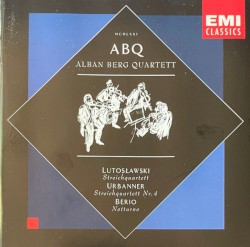 Streichquartett / Streichquartett Nr.4 / Notturno (Quartetto III)