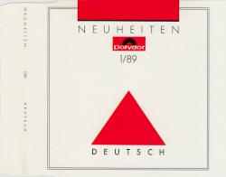 Neuheiten 1/89 deutsch