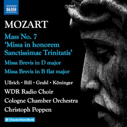 Mass no. 7 "Missa in honorem Sanctissimae Trinitatis" / Missa brevis in D major / Missa brevis in B-flat major