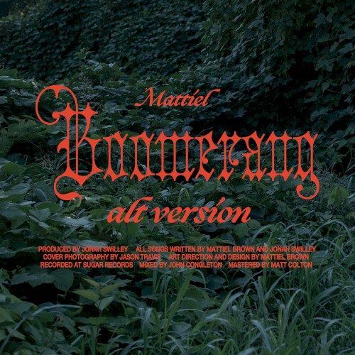 Boomerang (Alt Version)