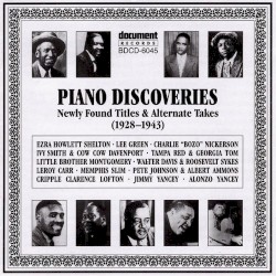 Piano Discoveries - Newly Found Titles & Alternate Takes (1928-1943)
