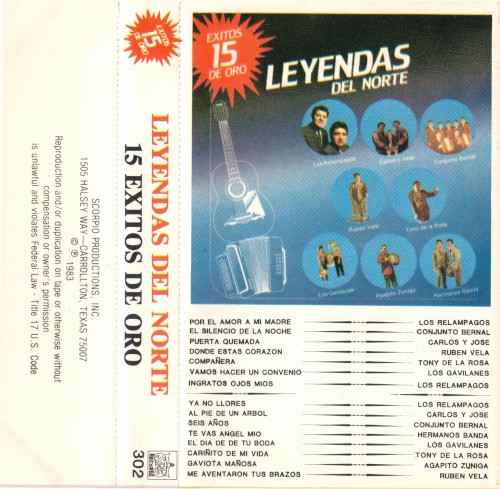 Leyendas del norte: 15 exitos de oro