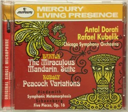 Bartók: The Miraculous Mandarin, Suite / Kodály: Peacock Variations / Hindemith: Symphonic Metamorphosis / Schoenberg: Five Pieces, op. 16
