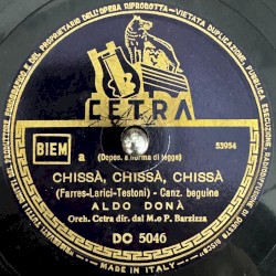 Chissà, chissà, chissà / Angeli negri