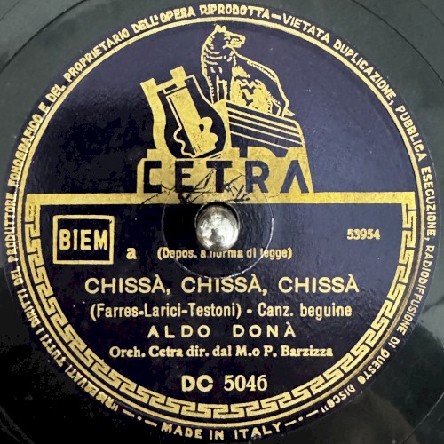 Chissà, chissà, chissà / Angeli negri