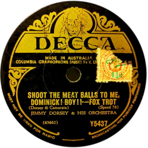 Shoot the Meat Balls to Me, Dominick! Boy!! / Dixieland Detour
