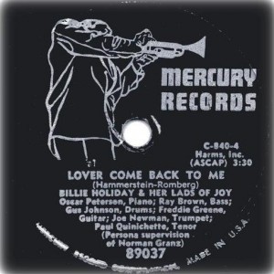 Lover Come Back to Me / Yesterdays